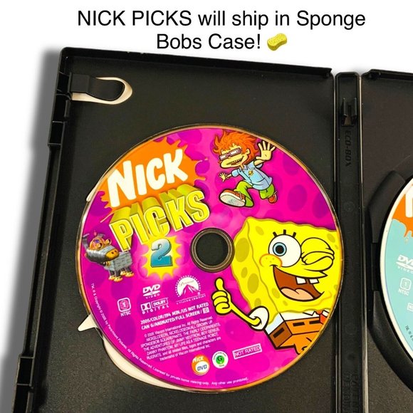 Teen Titans Go! 2 Disc Set, Sponge Bob Sponge For Hire & Nick Picks 2 DVD loose. - Picture 7 of 7